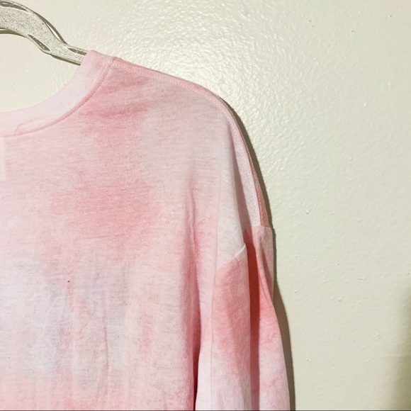 DREAMER Floral Tie Dye Long Sleeve Graphic Tee XL - Picture 7 of 12